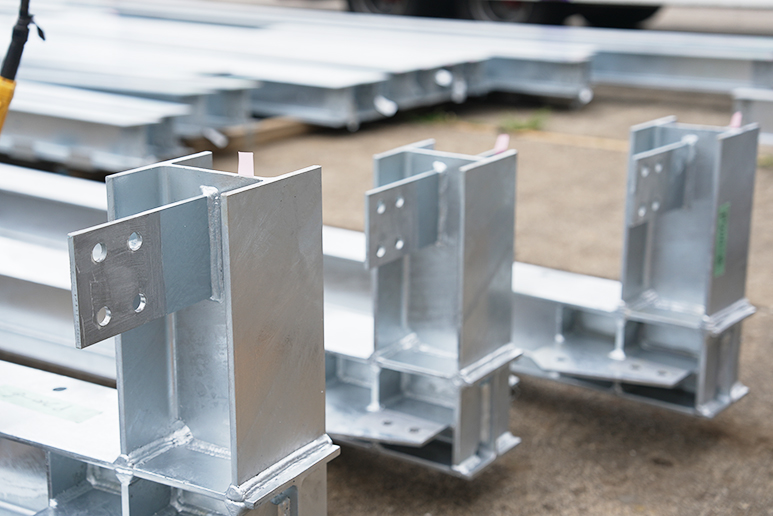 鉄骨鋼構造物の製作