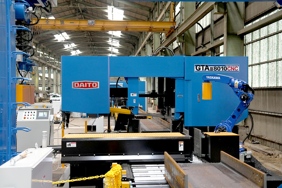 大東精機 H型鋼バンドソー GTAⅡ8010CNC(データ転送対応)