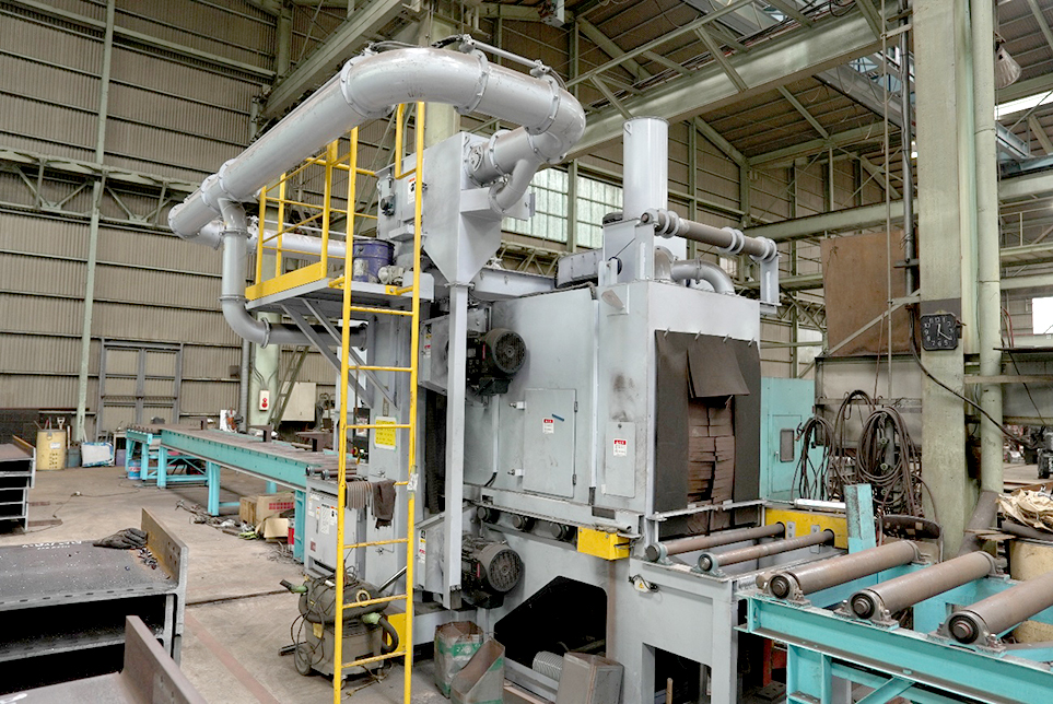 新東工業 H形鋼ショットブラスト KACX-1